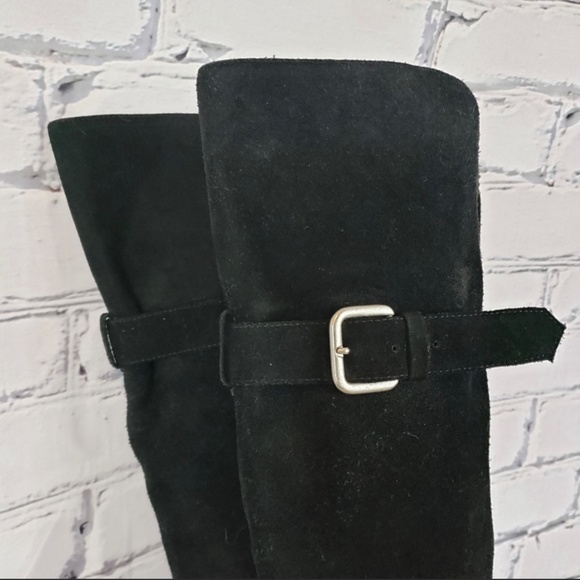 Katherine Amberleigh Black Nubuck Over-the-knee boots - Picture 2 of 5